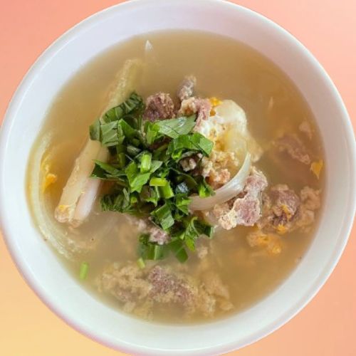 Steamed Soup with Beef